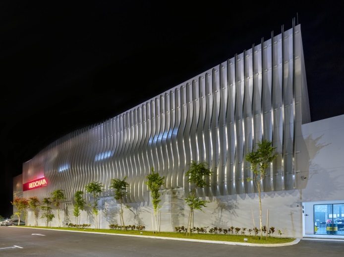 Aluminium Composite Panel - Vertical Waving Fin